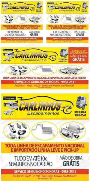 CAlinhos Escapamento